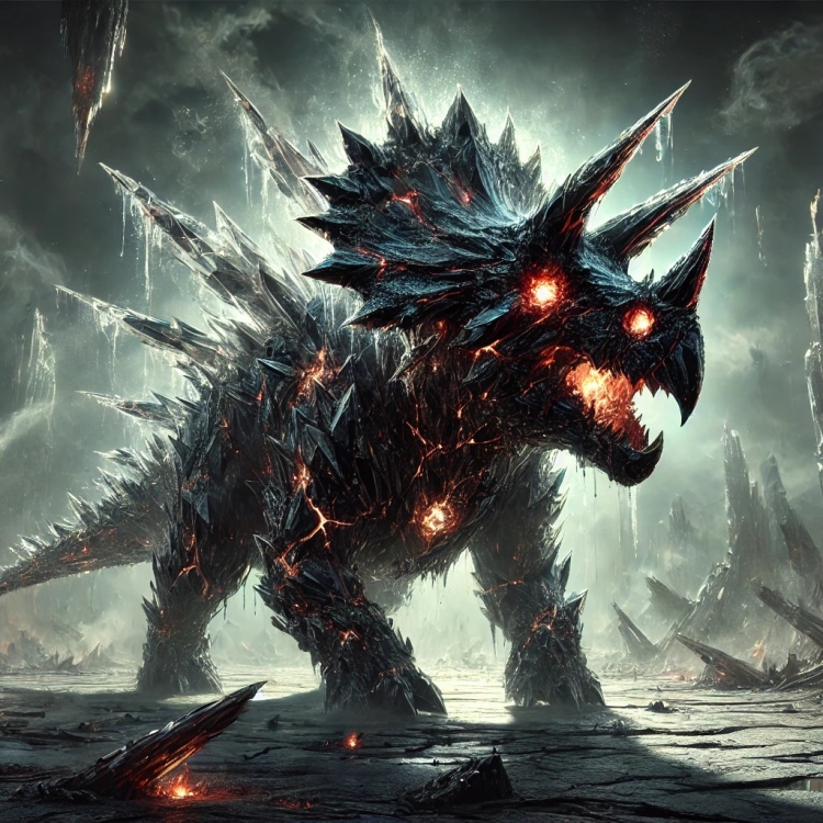 Death Triceratops Crystal