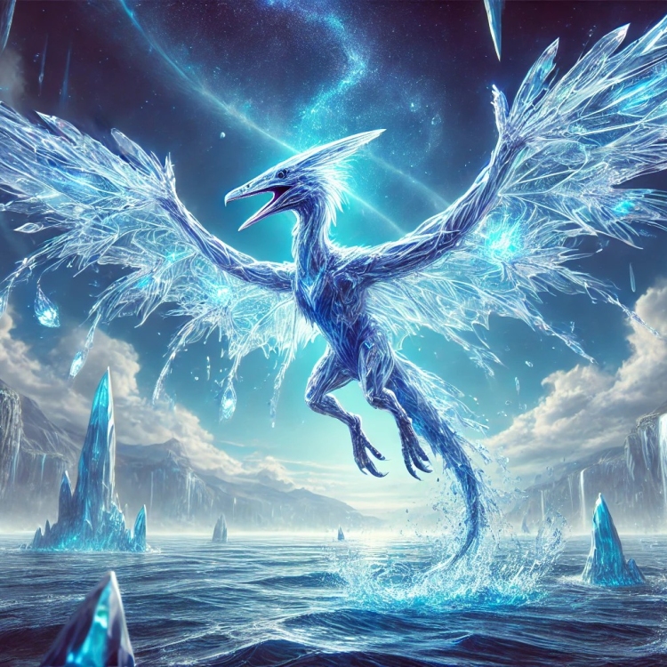 Water Pterodactyl Crystal