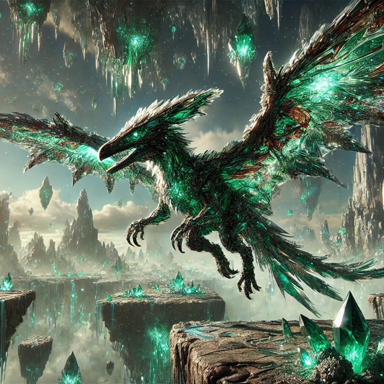 Earth Pterodactyl Crystal