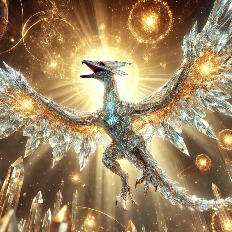 Light Pterodactyl Crystal