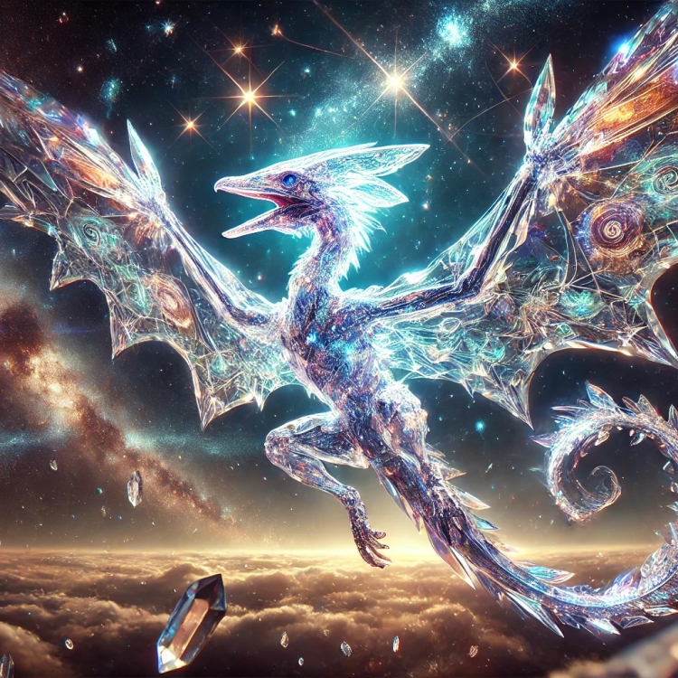 Starlight Pterodactyl Crystal