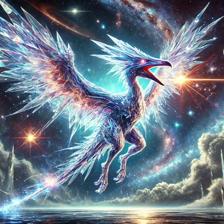 Space Pterodactyl Crystal