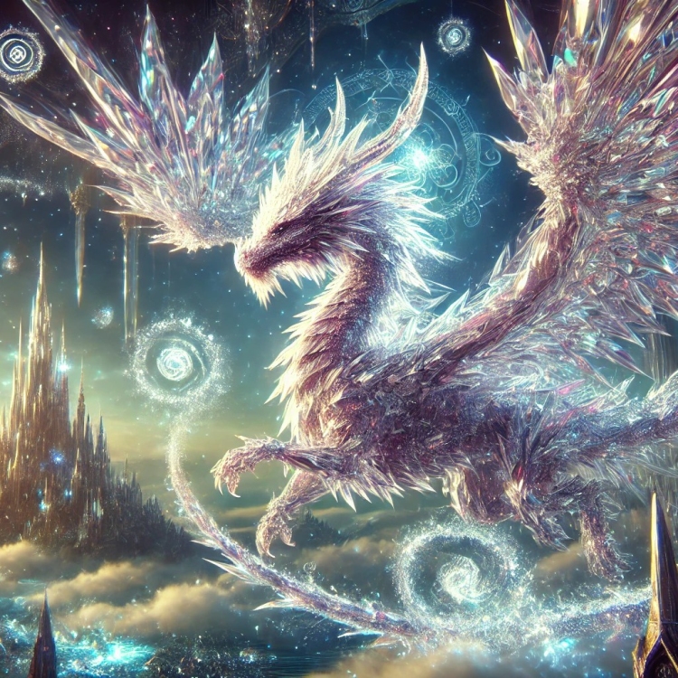 Western Mystic Dragon Crystal