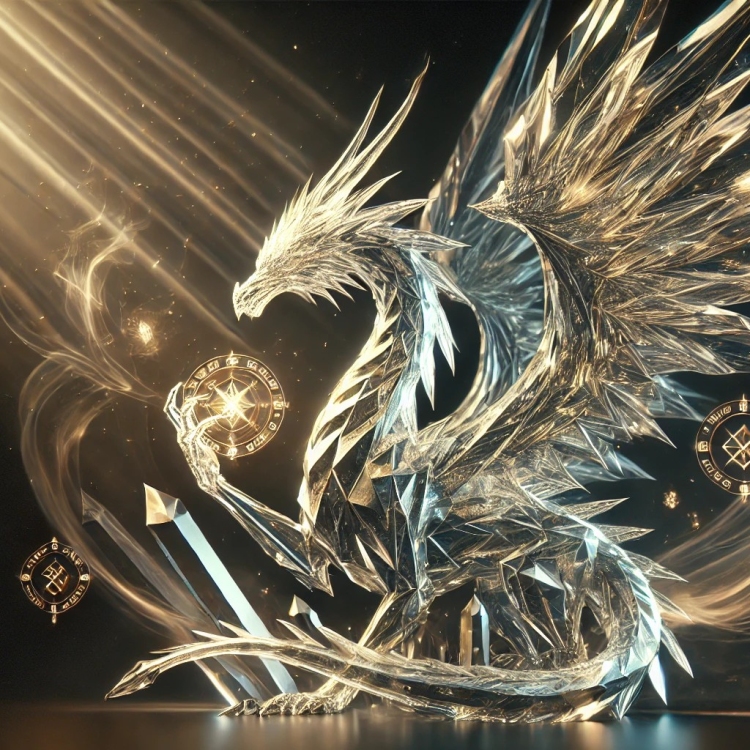 Western Light Dragon Crystal