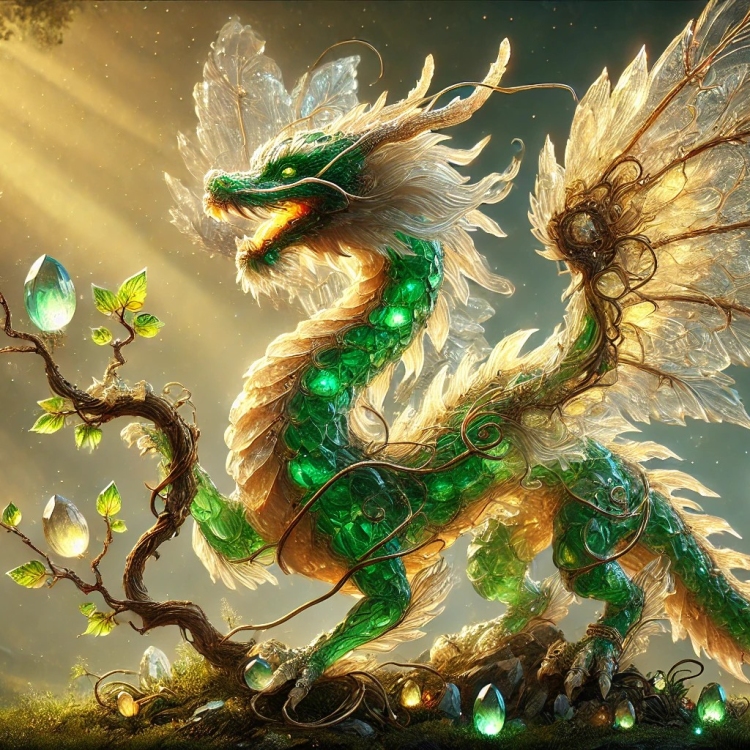 Western Life Dragon Crystal