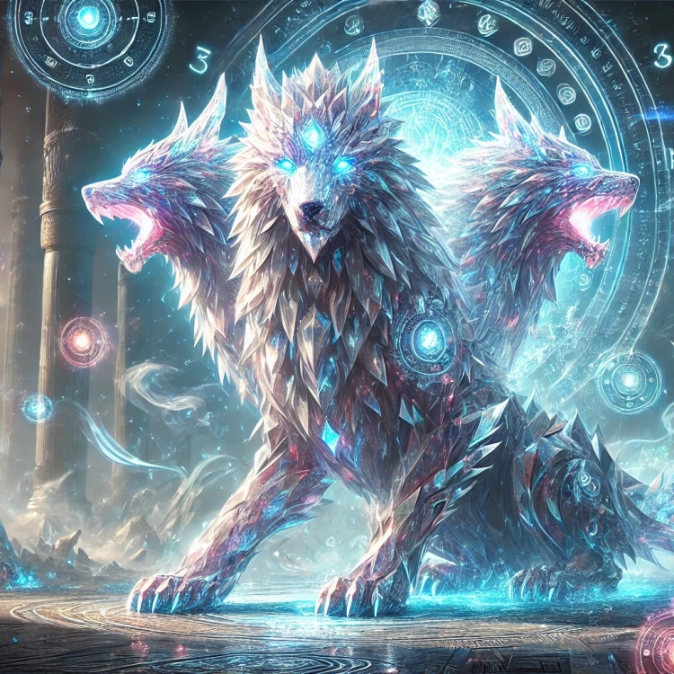 Mystic Cerberus Crystal