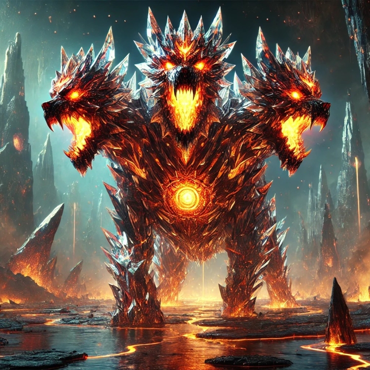 Fire Cerberus Crystal