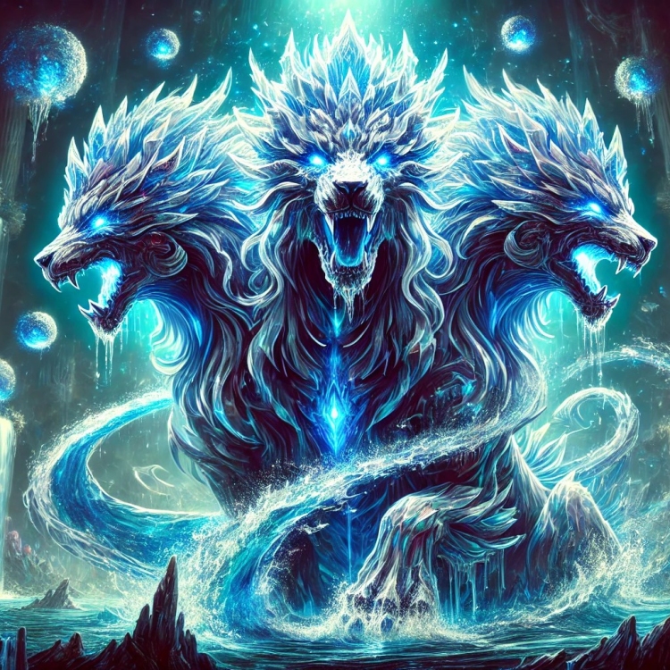 Water Cerberus Crystal