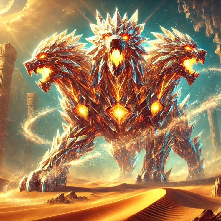Sand Cerberus Crystal