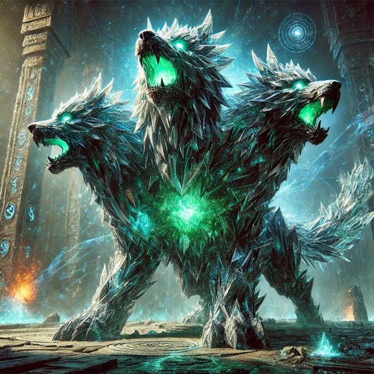 Earth Cerberus Crystal