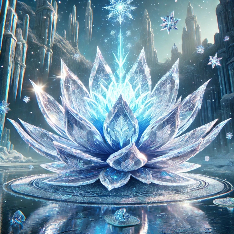 Ice Lotus Crystal