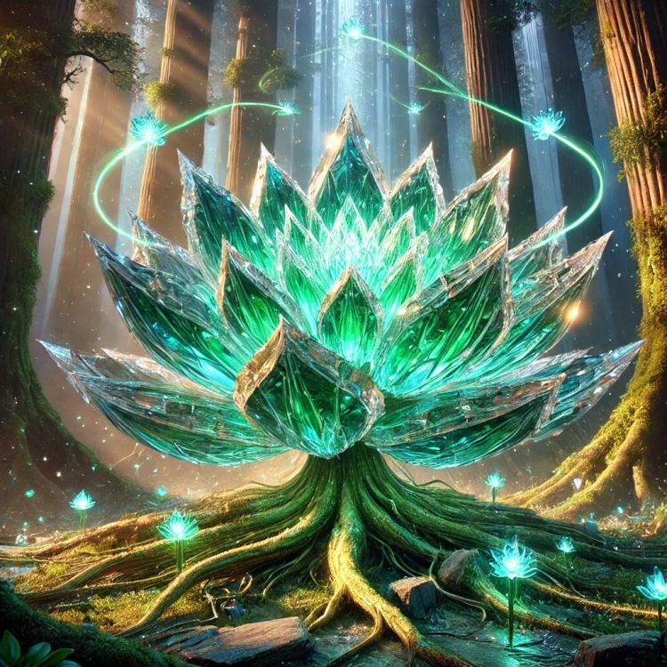 Earth Lotus Crystal
