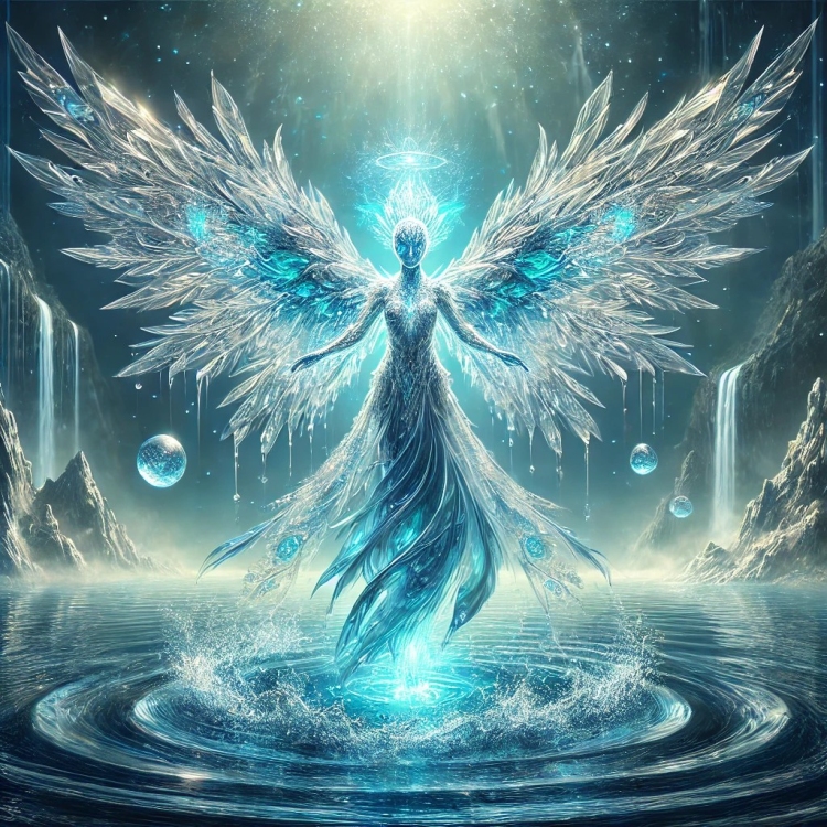 Water Angel Crystal