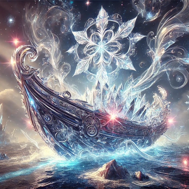 Mystic Boat Crystal