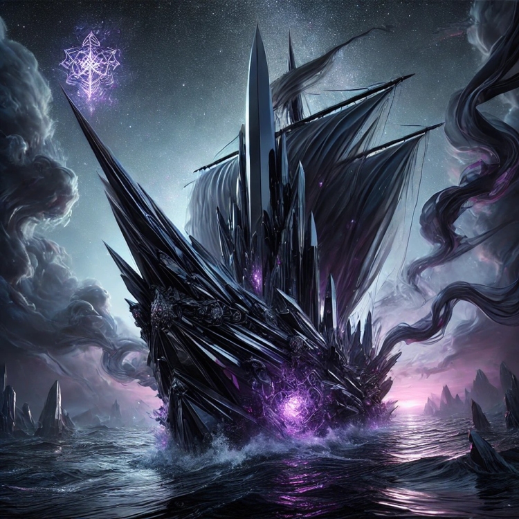 Darkness Boat Crystal