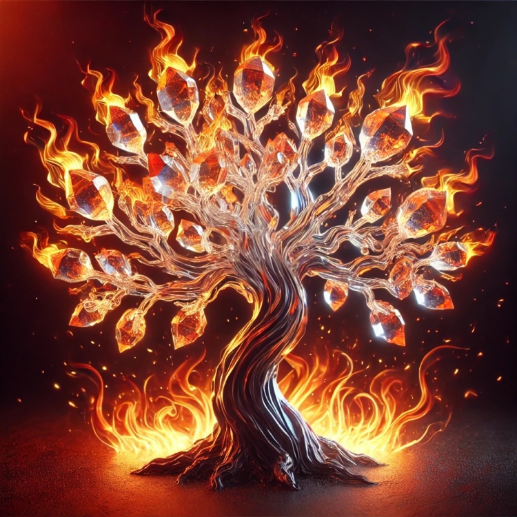 Fire Tree Crystal