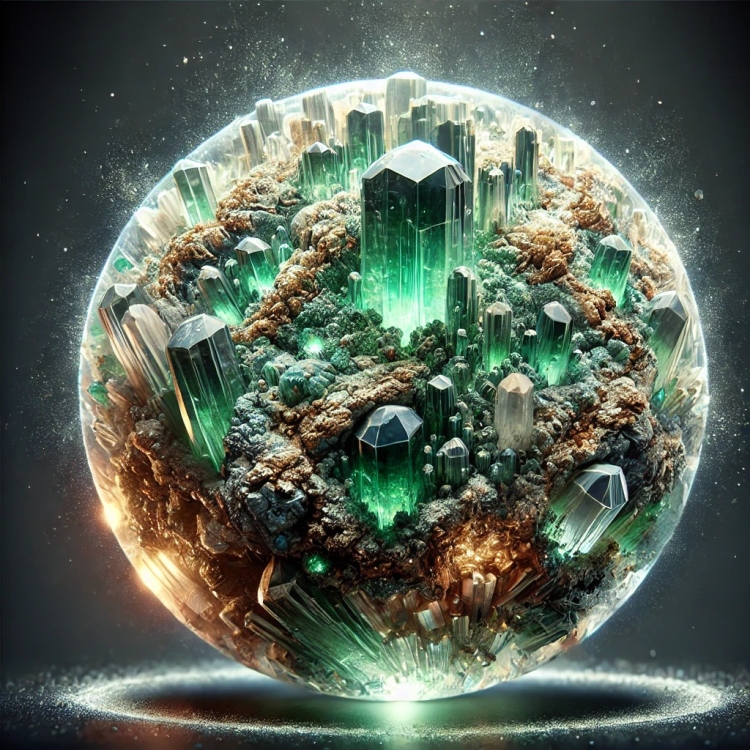 Earth Planet Crystal