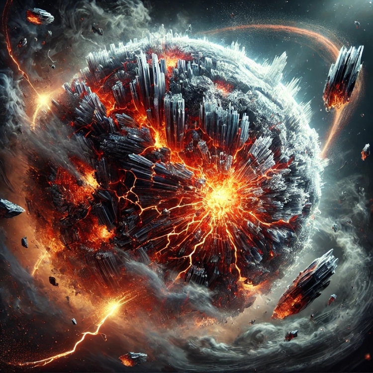 Destruction Planet Crystal