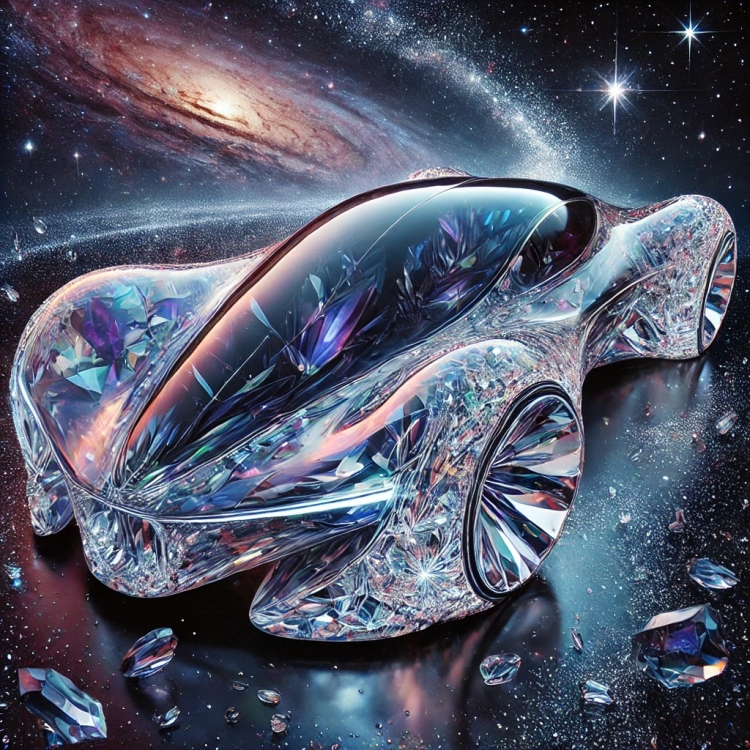 Space Car Crystal