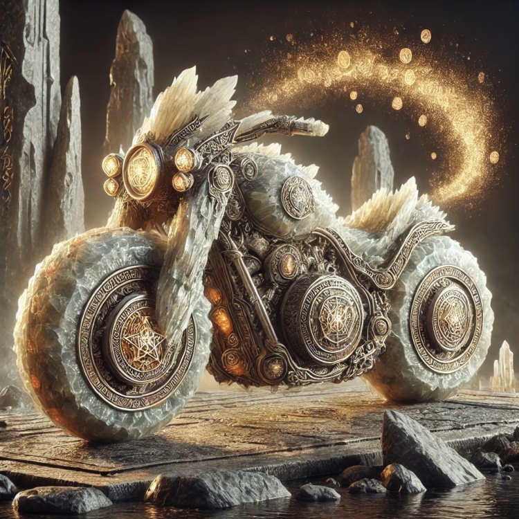 Stone Motorbike Crystal