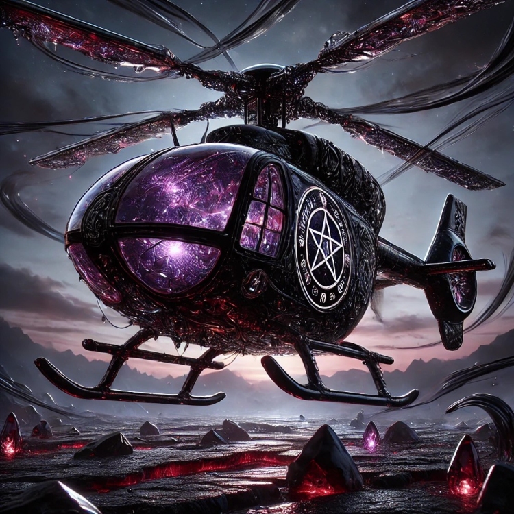 Darkness Helicopter Crystal