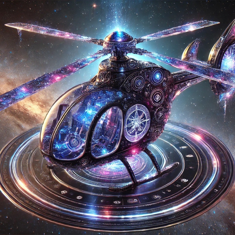 Space Helicopter Crystal