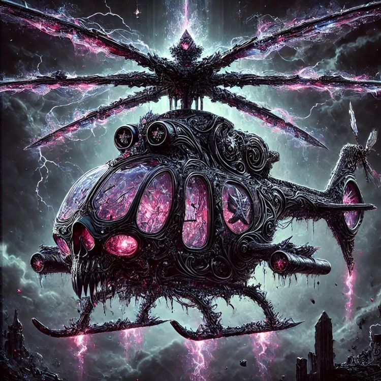 Death Helicopter Crystal