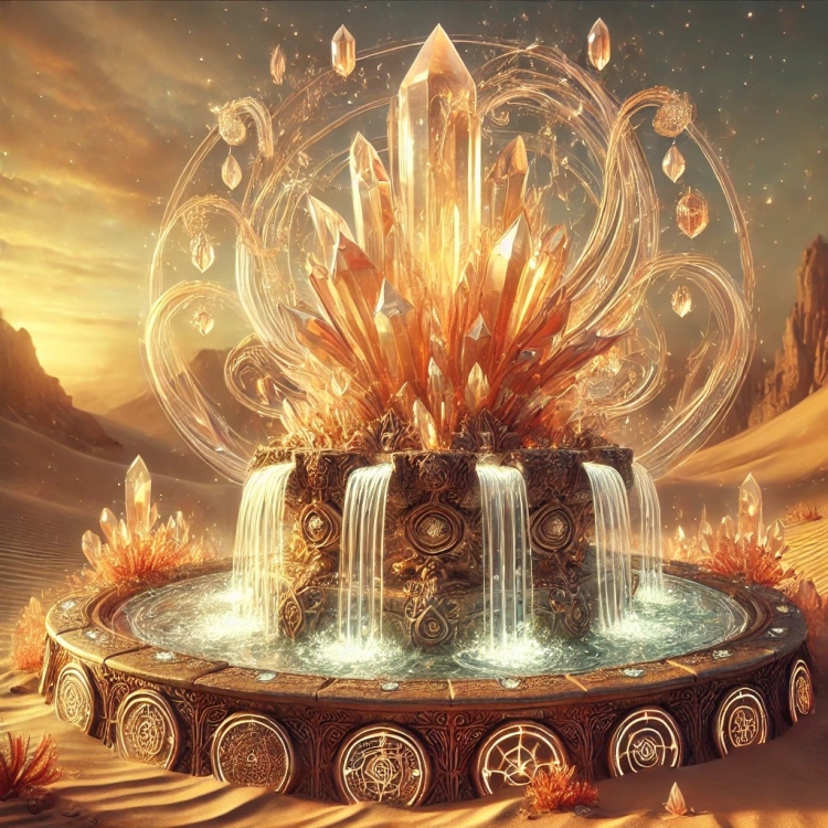 Sand Fountain Crystal