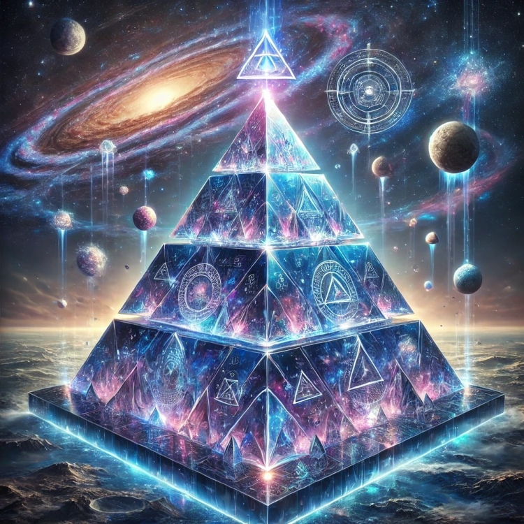 Space Pyramid Crystal