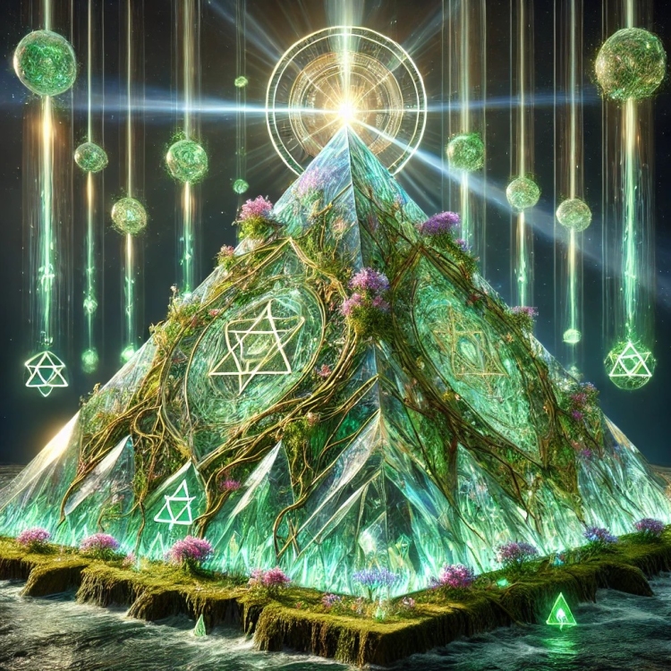 Life Pyramid Crystal