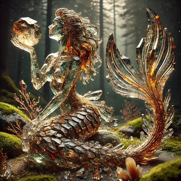 Earth Mermaid Crystal