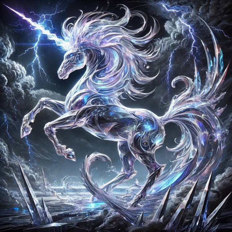 Storm Unicorn Crystal