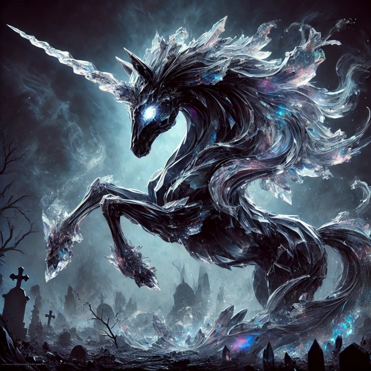 Death Unicorn Crystal