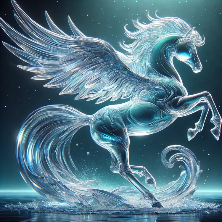Water Pegasus Crystal