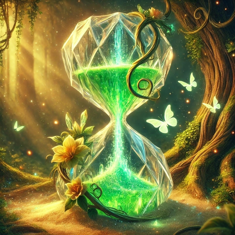 Life Hourglass Crystal