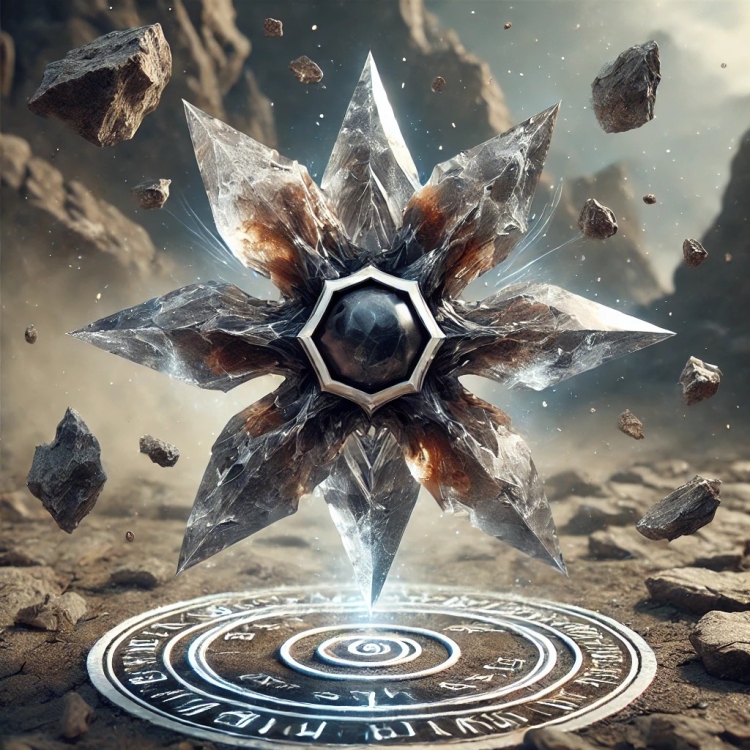 Stone Shuriken Crystal