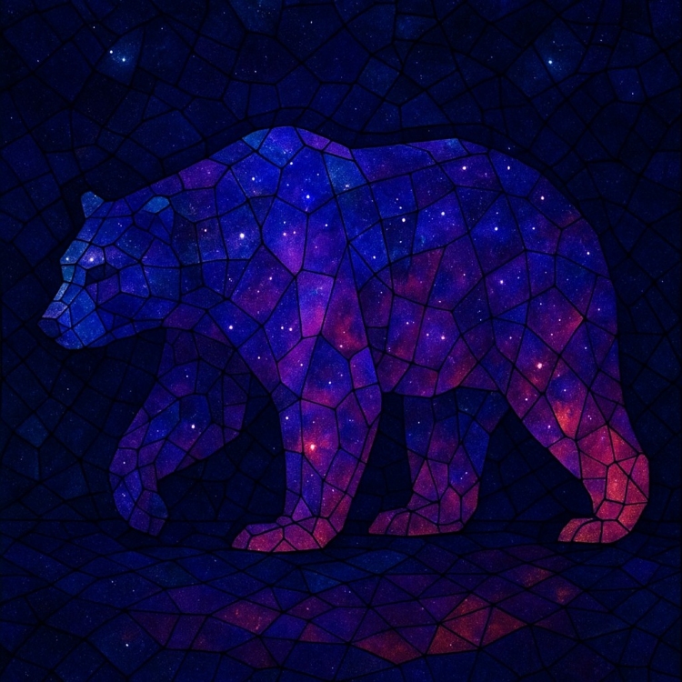 Space Bear Mosaic