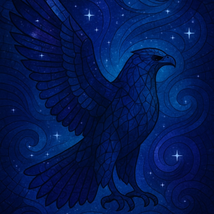 Space Eagle Mosaic