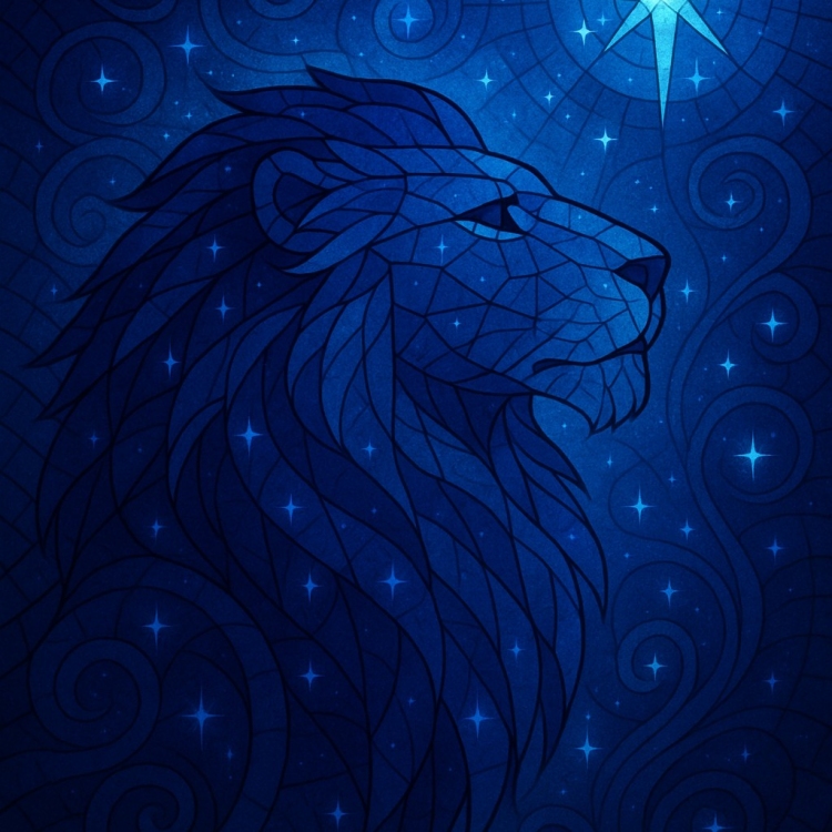 Starlight Lion Mosaic