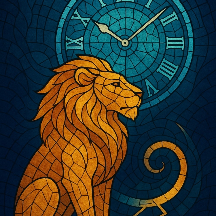 Time Lion Mosaic