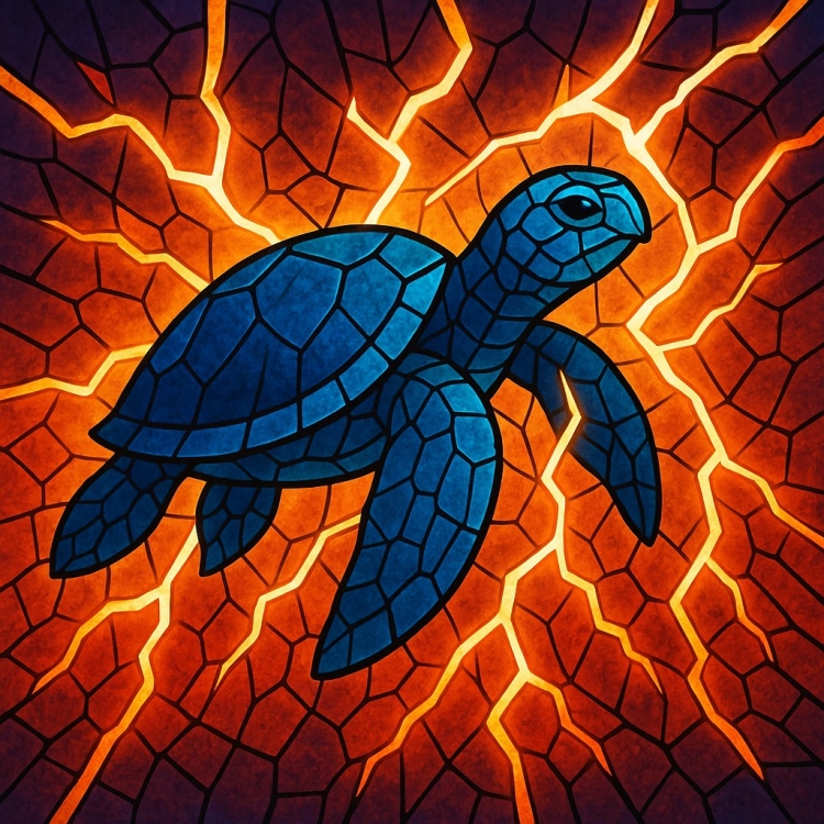 Power Turtle Mosaic