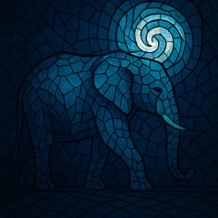 Soul Elephant Mosaic