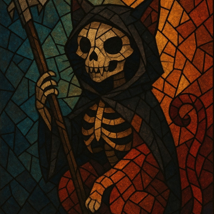 Death Cat Mosaic
