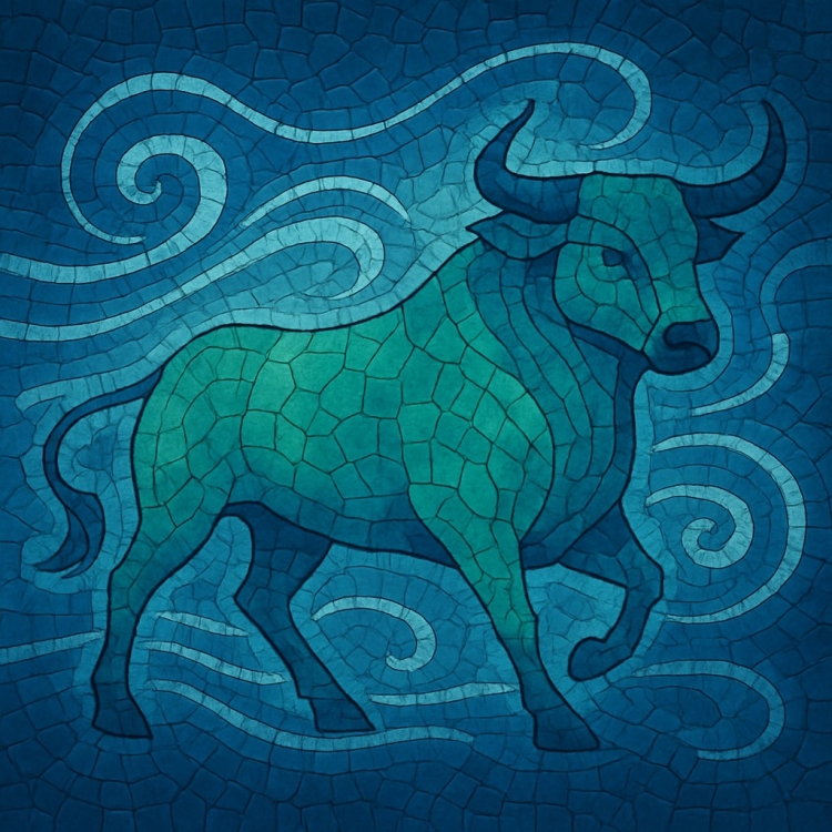 Wind Bull Mosaic