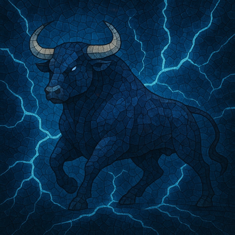 Storm Bull Mosaic