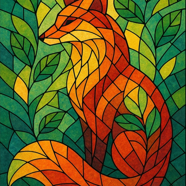 Life Fox Mosaic