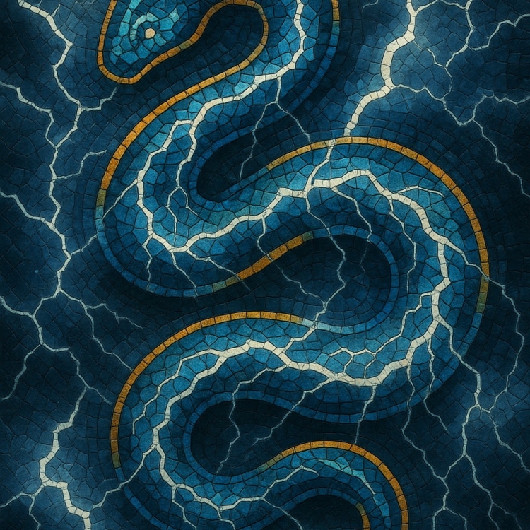 Storm Snake Mosaic