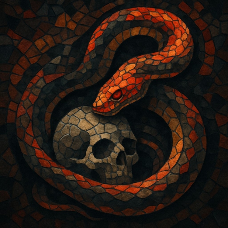 Death Snake Mosaic