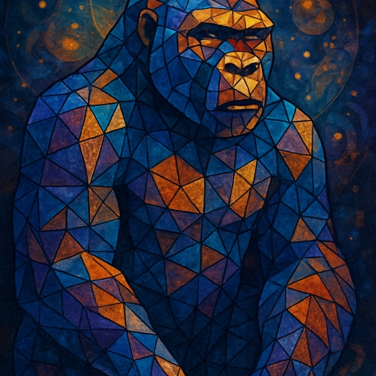 Mystic Gorilla Mosaic