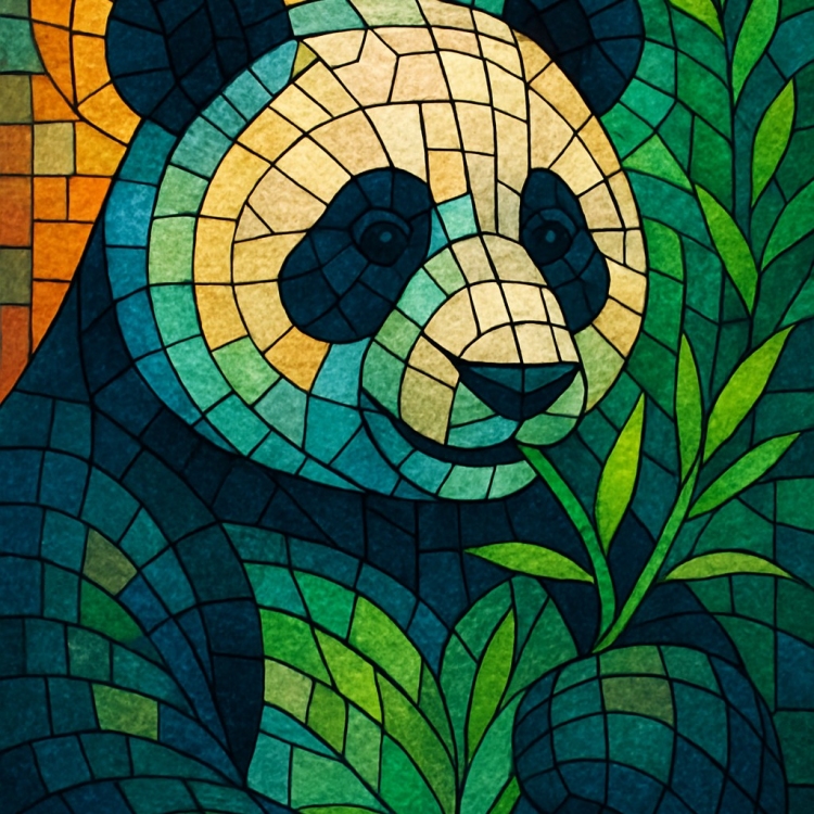 Life Panda Mosaic